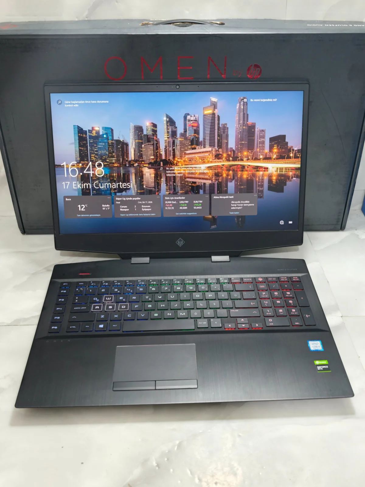 HP OMEN 17-cb0007nt i5 9300H GTX 1660 Ti 8 GB 256 GB SSD + 1 TB HDD 17.3&amp;quot;